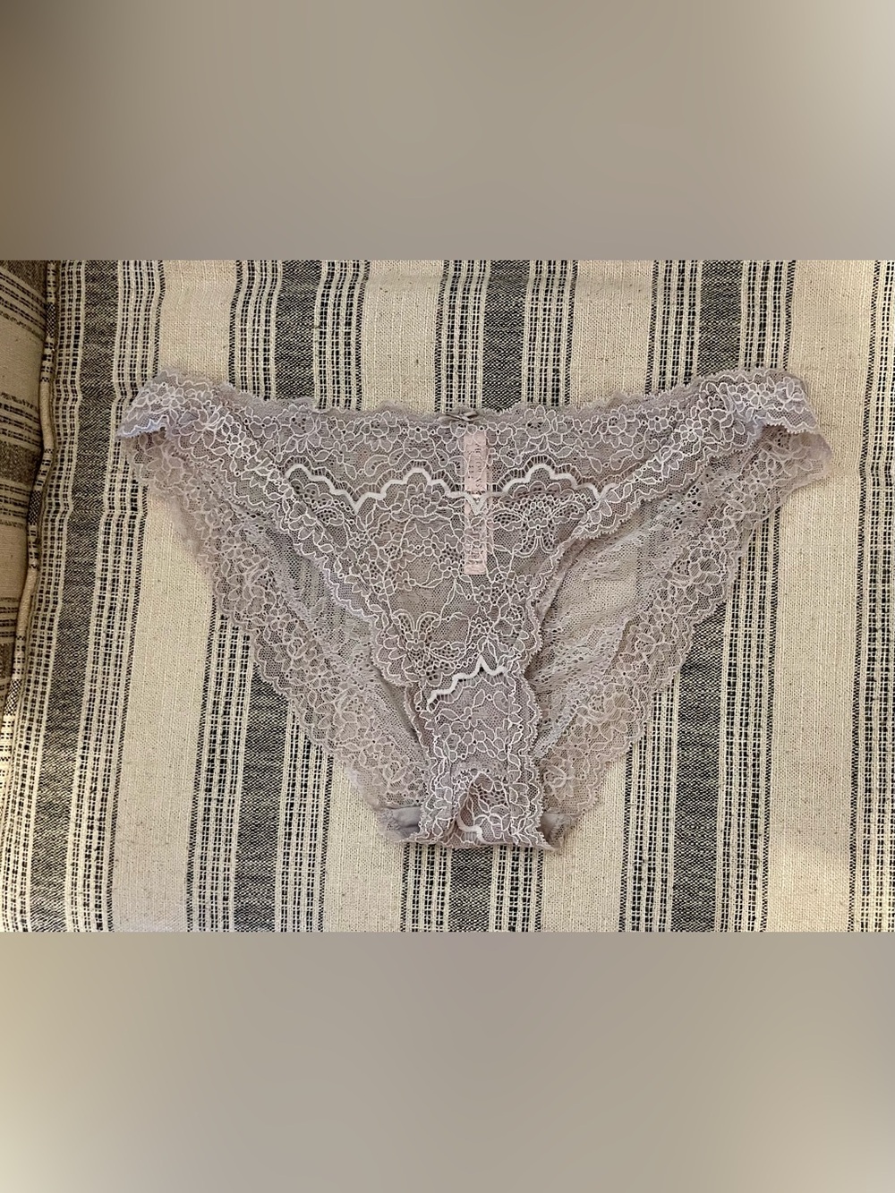 NWT Victoria’s Secret Dream Angels Lace Cheekini Panty in Light Purple